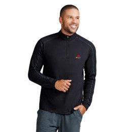 Custom Tasc Men's Carrollton Lightweight Quarter Zip - Black