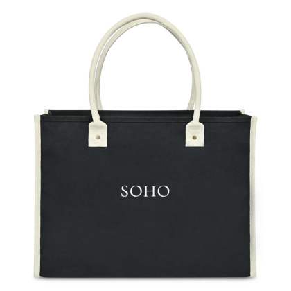 Custom Grande Market Street Tote - Black Custom Grande Market Street Tote - Black