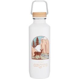 Custom 25 oz h2go Grove Bamboo Lid Water Bottle - Matte White - Full Color Custom 25 oz h2go Grove Bamboo Lid Water Bottle - Matte White - Full Color