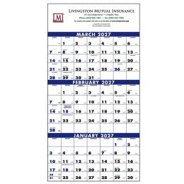 Custom Triumph® 3-Month Planner - 4 Sheet