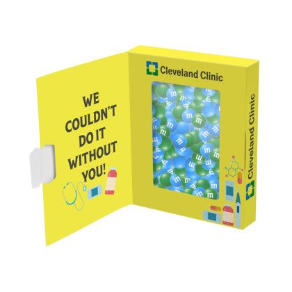 Custom Book Window Box - Color Choice M&M - Open View Custom Book Window Box - Color Choice M&M - Open View