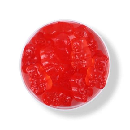 Custom Albanese Strawberry Gummi Bears: Large Jar - Gummi Bears View 