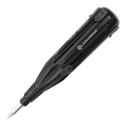 Custom Kelvin Retractor Multi-Tip Screwdriver - Black