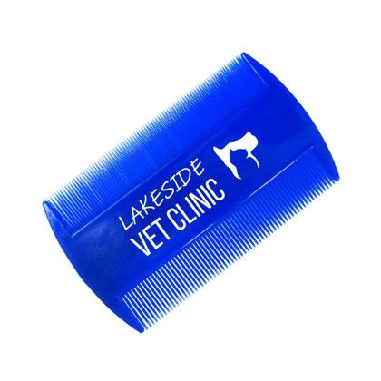 Custom Pet Grooming Flea Comb - Royal Blue Custom Pet Grooming Flea Comb - Royal Blue