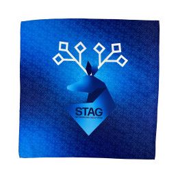 Custom Full Color Sublimated Bandana - White Custom Full Color Sublimated Bandana - White