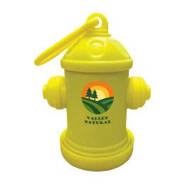 Custom Fire Hydrant Pet Bag Dispenser - Full Color Sticker - Yellow Custom Fire Hydrant Pet Bag Dispenser - Full Color Sticker - Yellow