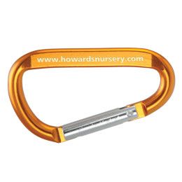 Custom 2" Small Carabiner - Metallic Orange