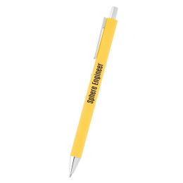 Custom Riley Recycled Aluminum Pen - Yellow