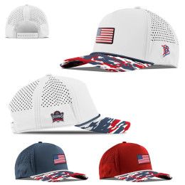 Custom Branded Bills 545 Bare Curved USA Camo Rope Cap - All Color Custom Branded Bills 545 Bare Curved USA Camo Rope Cap - All Color