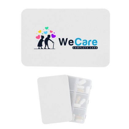 Custom rABS Pill Holder - White with Frost Custom rABS Pill Holder - White with Frost