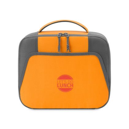 Custom Aspen Recycled rPET Lunch Box Cooler - Aware - Orange
