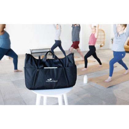 Custom Well Studio Recycled Nylon Duffel AWARE - Black Custom Well Studio Recycled Nylon Duffel AWARE - Black