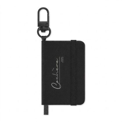 Custom Moleskine Large Notebook and Mini Notebook Charm Gift Set - Black Custom Moleskine Large Notebook and Mini Notebook Charm Gift Set - Black