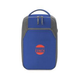 Custom Aspen Recycled rPET Lunch Bag Cooler - Aware - Royal Blue Custom Aspen Recycled rPET Lunch Bag Cooler - Aware - Royal Blue