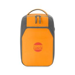 Custom Aspen Recycled rPET Lunch Bag Cooler - Aware - Orange Custom Aspen Recycled rPET Lunch Bag Cooler - Aware - Orange