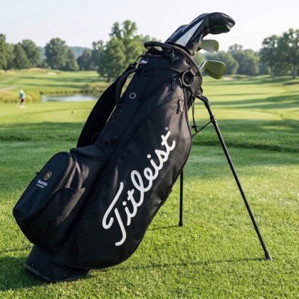 Custom Titleist Players S5 Stand Bag - Black Custom Titleist Players S5 Stand Bag - Black