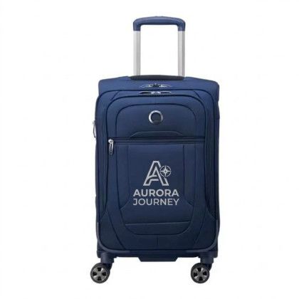 Delsey Paris Helium DLX Carry-On Plus Expandable Spinner - Navy Blue Delsey Paris Helium DLX Carry-On Plus Expandable Spinner - Navy Blue
