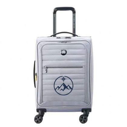 Custom Delsey Paris Softside Carry-on Plus Expandable Spinner - Light Gray Custom Delsey Paris Softside Carry-on Plus Expandable Spinner - Light Gray
