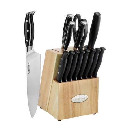 Custom Cuisinart Nitrogen 15 pc Cutlery Block Set Custom Cuisinart Nitrogen 15 pc Cutlery Block Set