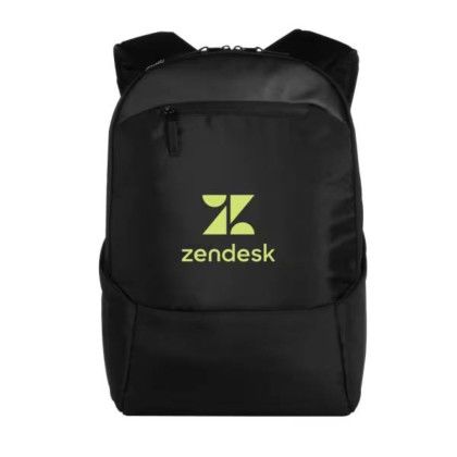 Custom Mount Mitchell rPET Clean Front Basecamp Backpack - Black
