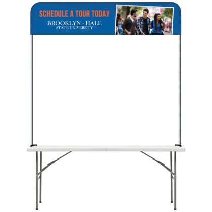 Custom 6' Table Top Hardware & Small Banner Kit