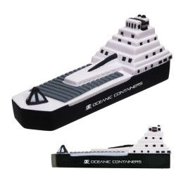 Custom Container Ship Stress Reliever - Black/White/Gray Custom Container Ship Stress Reliever - Black/White/Gray