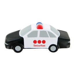 Custom Police Car Stress Reliever - White/Black Custom Police Car Stress Reliever - White/Black
