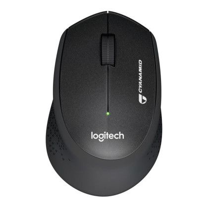 Custom Logitech M330 Silent Plus Wireless Mouse - Black