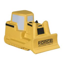 Custom Bulldozer Stress Reliever - Yellow With Black Custom Bulldozer Stress Reliever - Yellow With Black