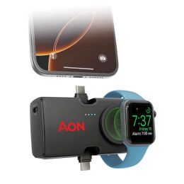 Custom HyperGear Power Pack Nano Ultra-Mini Power Bank with Built-In Apple Watch Charger Custom HyperGear Power Pack Nano Ultra-Mini Power Bank with Built-In Apple Watch Charger