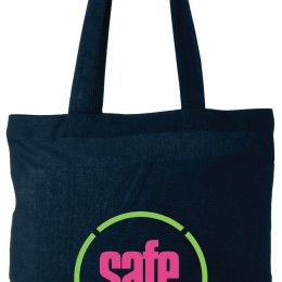 Custom Cotton Canvas Halloween Bag - Black 
