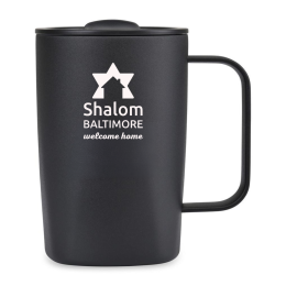 Custom Aviana Rowan Recycled Stainless Steel Mug Black - 15 oz.