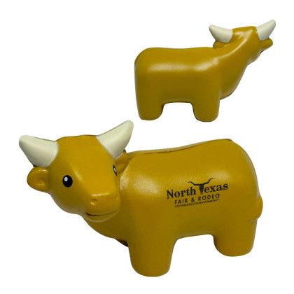 Custom Longhorn Cow Shape Stress Ball