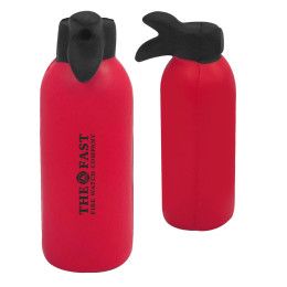 Custom Fire Extinguisher Stress Reliever - Red with Black Custom Fire Extinguisher Stress Reliever - Red with Black