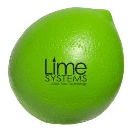 Custom Lime Stress Reliever - Green Custom Lime Stress Reliever - Green