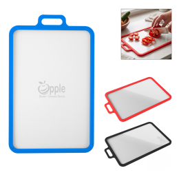 Custom Tempered Glass & Silicone Cutting Board - All Colors 