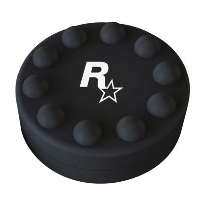 Custom Hockey Puck Push Pop Ball V2 - Black Custom Hockey Puck Push Pop Ball V2 - Black