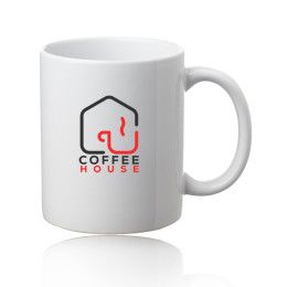 Custom 11 oz. Traditional White Ceramic Custom Mug - Full Color Custom 11 oz. Traditional White Ceramic Custom Mug - Full Color