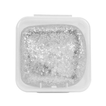 Custom SqueeDoh Glitter Sensory Cube - Silver Custom SqueeDoh Glitter Sensory Cube - Silver
