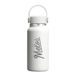 Custom Hydro Flask 10 oz Micro Hydro Mini Bottle with Removable FlexClip - White Custom Hydro Flask 10 oz Micro Hydro Mini Bottle with Removable FlexClip - White