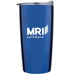 Custom 20 oz. Stainless Steel Vacuum Tumbler - Blue 