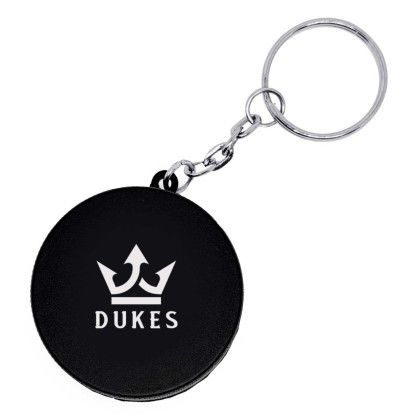 Custom Hockey Puck Stress Reliever Keychain