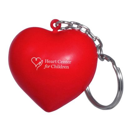 Custom Heart Stress Reliever Keychain Custom Heart Stress Reliever Keychain