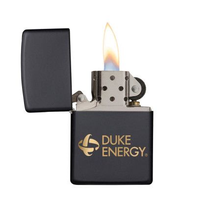 Custom Zippo Matte Windproof Lighter - Laser Logo Custom Zippo Matte Windproof Lighter - Laser Logo
