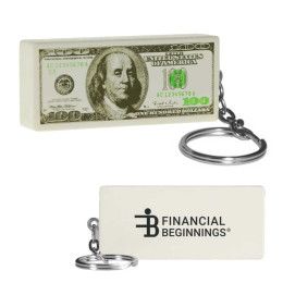 Custom Money Stress Reliever Keychain