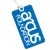 Promotional Printed Luggage Tags with Custom Imprint for your Business - Blue