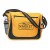Messenger Bag with Matching Striped Handle- Yellow