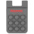 Custom Popper Stress Reliever Silicone Phone Wallet - Grey