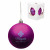 Wholesale Shatter Resistant Ornaments Custom Imprinted with Company Logos - Magenta