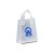 Logo Imprinted Mars Frosted Plastic Bag | Personalized Frosted Plastic Bags | Bulk Frosted Tote Bags with Logo Imprints